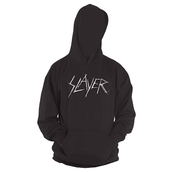 Slayer Unisex Vuxen Scratch Logo Pullover Hoodie S Svart Black S