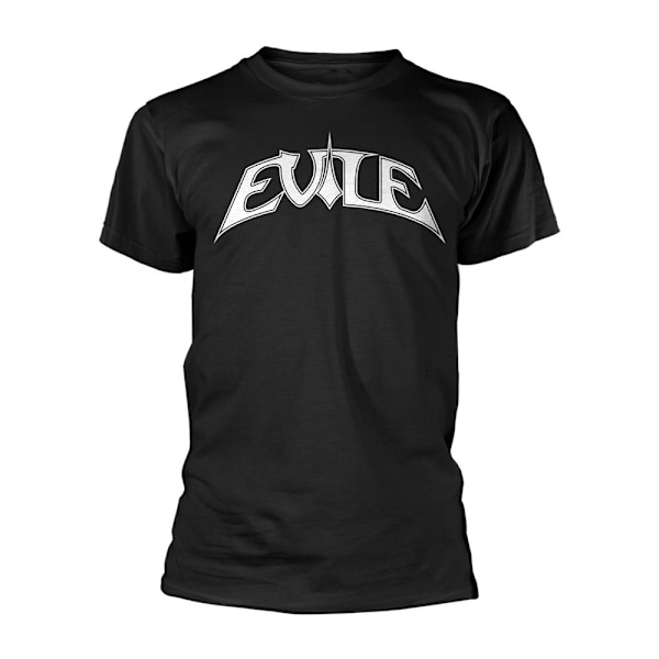 Evile Unisex Vuxen Logo T-Shirt S Svart/Vit Black/White S