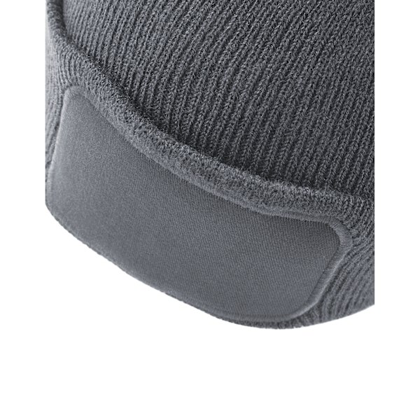 Beechfield Unisex Vuxen Patch Beanie One Size Graphite Grey Graphite Grey One Size