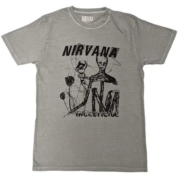 Nirvana Unisex Vuxen Incesticide Stacked Logo T-shirt M Grön Green M