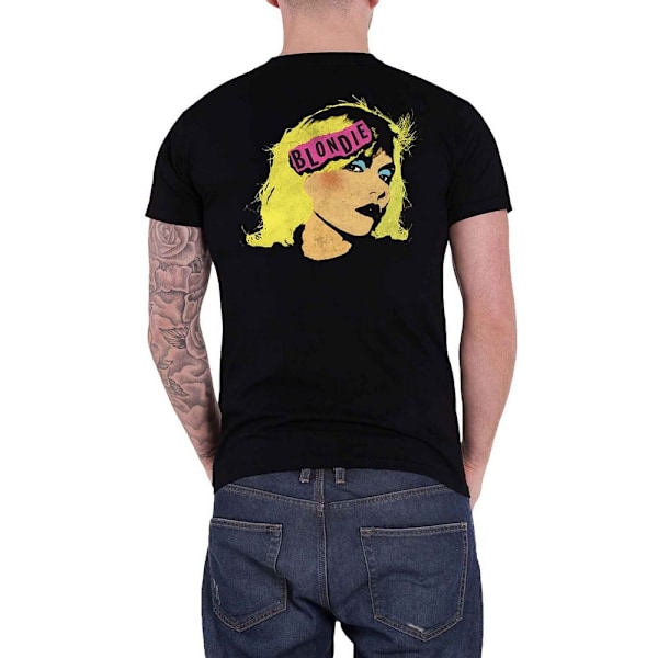 Blondie Unisex Punk Logo T-shirt XL Svart Black XL