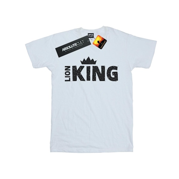 Disney Boys The Lion King Movie Crown T-Shirt 9-11 år Vit White 9-11 Years