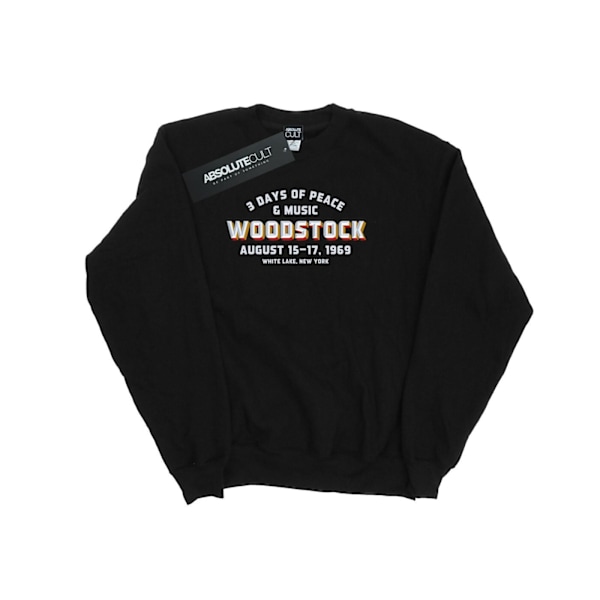 Woodstock Girls Varsity 1969 Sweatshirt 12-13 år Svart Black 12-13 Years