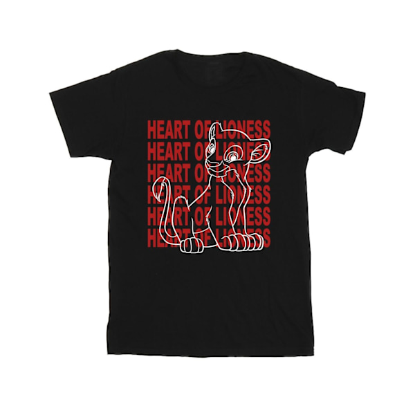 Disney Herr The Lion King Hjärta Av En Lejoninna T-Shirt XXL Svart Black XXL