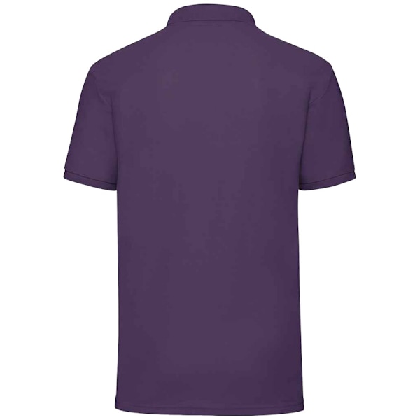 Fruit of the Loom Herr Poloskjorta M Lila Purple M