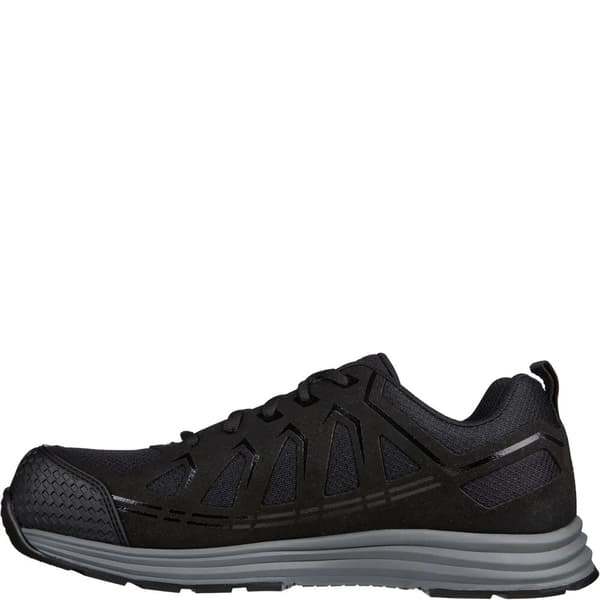 Skechers Herr Malad II Skyddsskor 6 UK Svart Black 6 UK