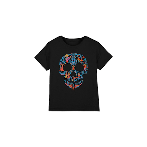 Coco Barn/Kids Día de Muertos Rivera Familjeskalle T-shirt Black 3-4 Years
