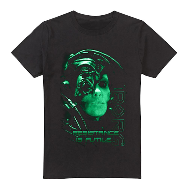 Star Trek Herr Resistance is Futile T-Shirt 5XL Svart Black 5XL