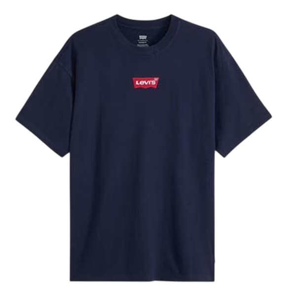 Levis Herr T-shirt med djärv logotyp, normal passform S Marinblå Navy S