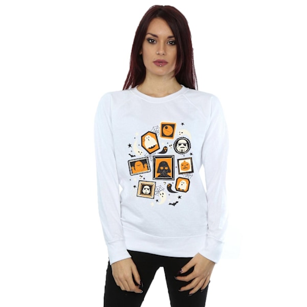 Star Wars Dam/Damer Dagen Av De Döda Minnesvägg Sweatshirt White S