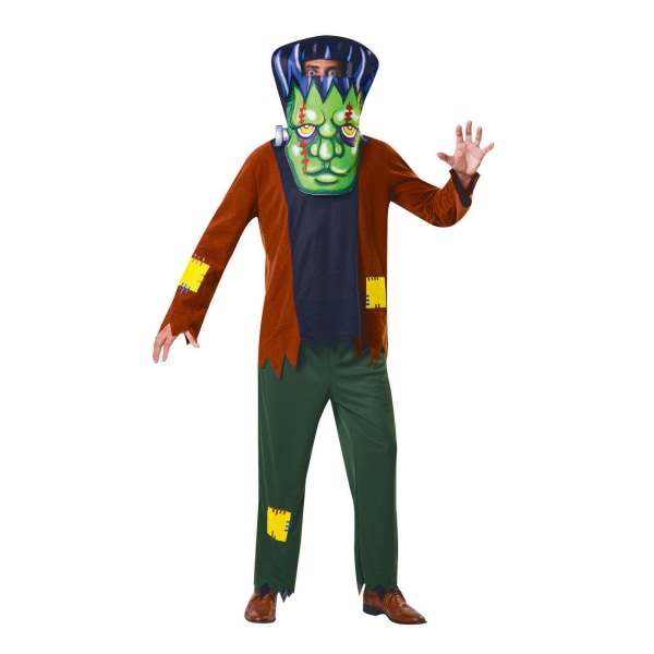 Bristol Novelty Unisex Big Head Frankenstein Costume One Size M Multicoloured One Size