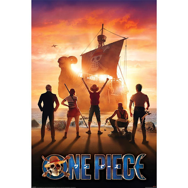 One Piece Live Action Set Sail Poster 91,5 cm x 61 cm Flerfärgad Multicoloured 91.5cm x 61cm