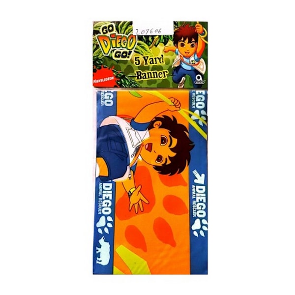 Go Diego Go Tassavtrycksbanderoll En Storlek Orange/Blå/Vit Orange/Blue/White One Size