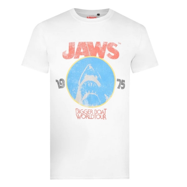 Jaws Mens World Tour T-Shirt XXL Vit White XXL