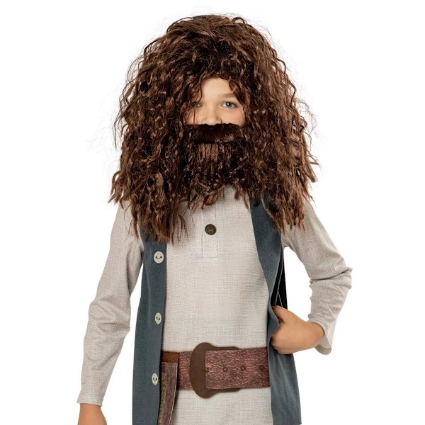 Harry Potter Pojkar Hagrid Kostym 5-6 År Grå/Brun Grey/Brown 5-6 Years
