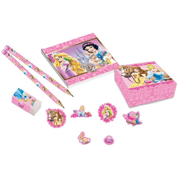 Disney Princess Animals Stationery Set (4-pack) One Size Pin Pink One Size