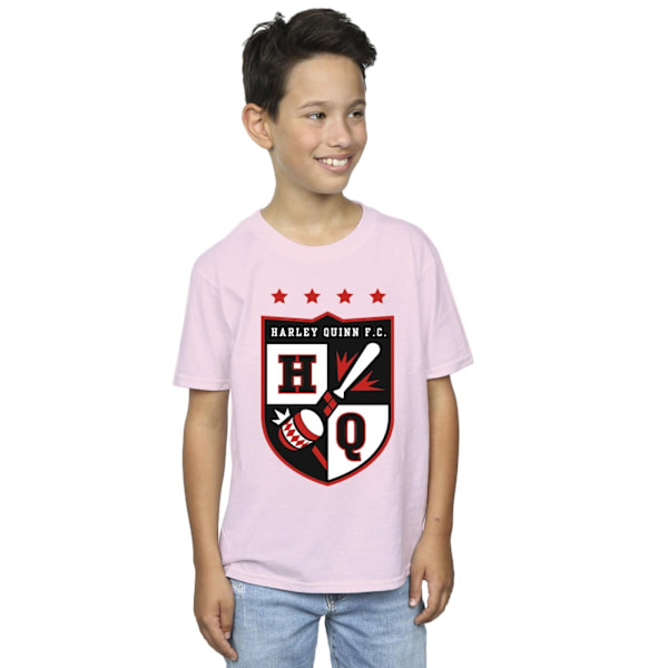 Justice League Boys Harley Quinn FC Pocket T-Shirt 7-8 år Ba Baby Pink 7-8 Years