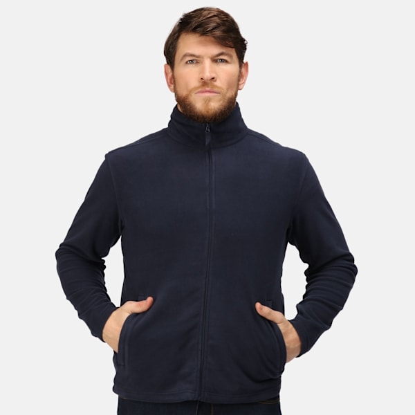 Regatta Professional Classic Micro Fleece Jacka för Herr S Mörkblå Dark Navy S