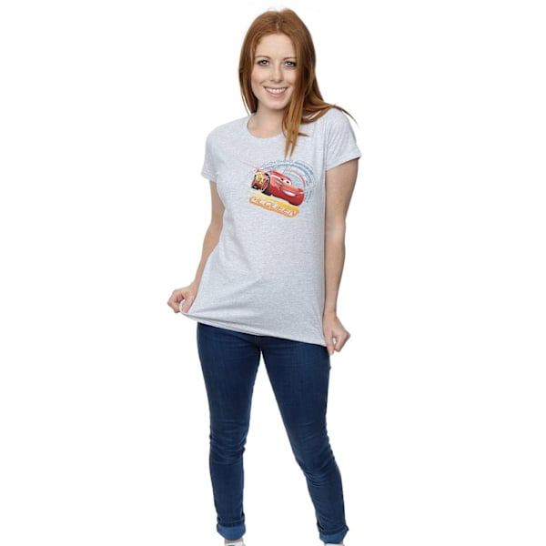 Cars Dam/Damer Blixten McQueen Bomull T-shirt XL Sports G Sports Grey XL