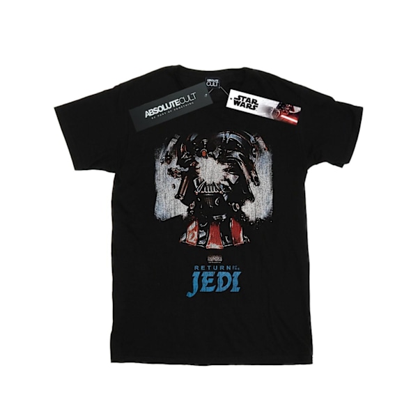 Star Wars Pojkar Return Of The Jedi Vader Shattered T-Shirt 7-8 År Black 7-8 Years