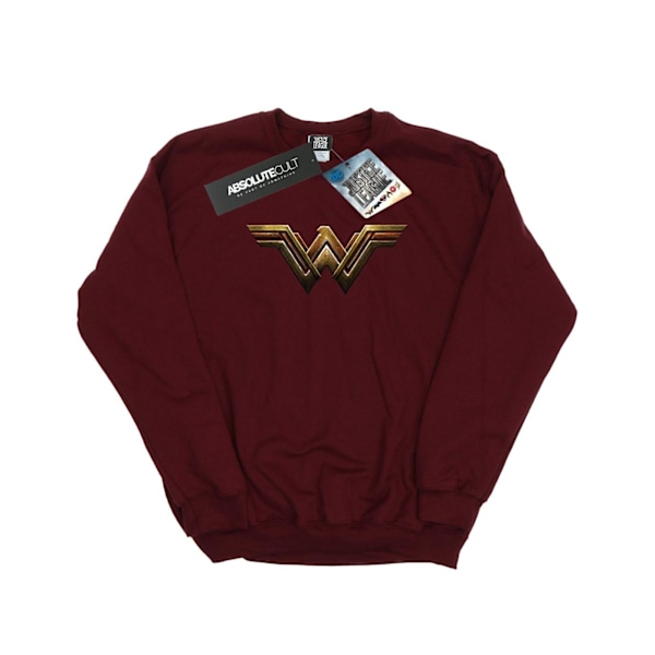 DC Comics Dam/Kvinnor Justice League Film Wonder Woman Emblem Burgundy M