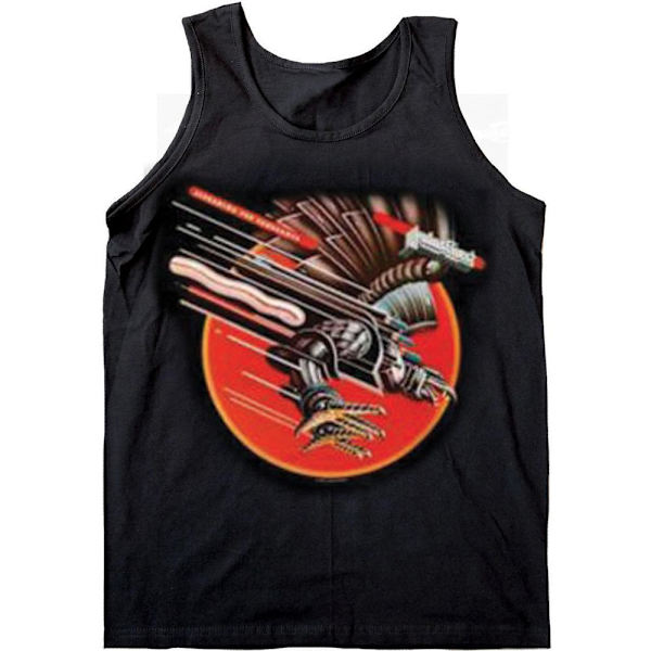 Judas Priest Damkläder/Dam Vengeance Prydd Bomullstank Topp Black M