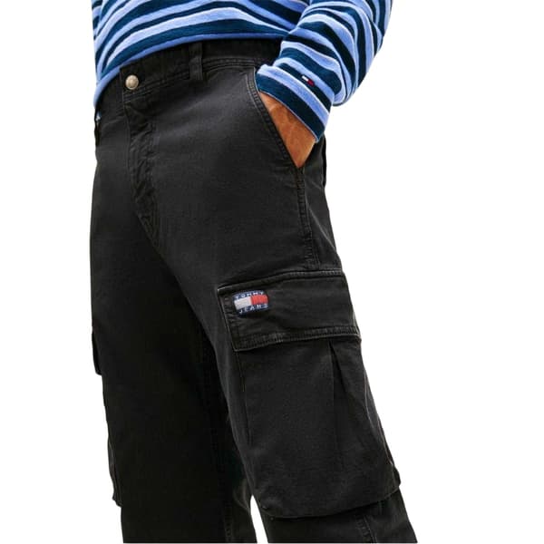 Tommy Jeans Herr Otis Canvas Cargo Byxor S Svart Black S