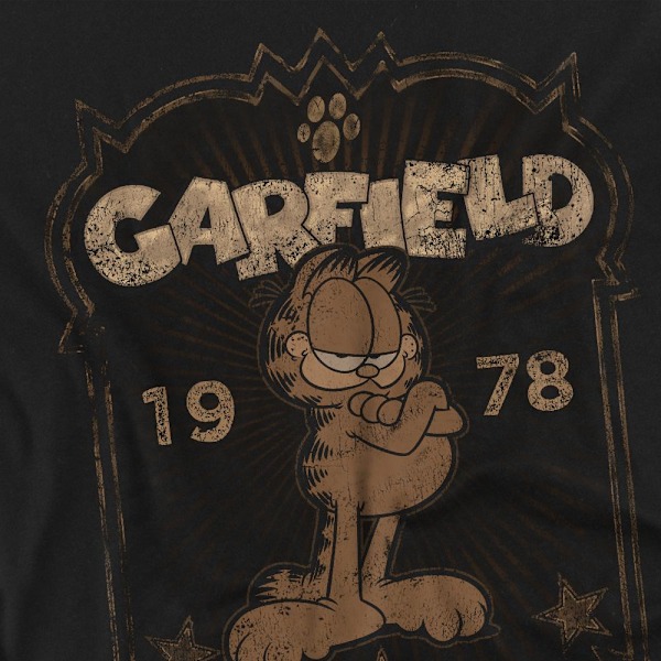 Garfield Unisex Vuxen Est 1978 T-Shirt XXL Svart Black XXL