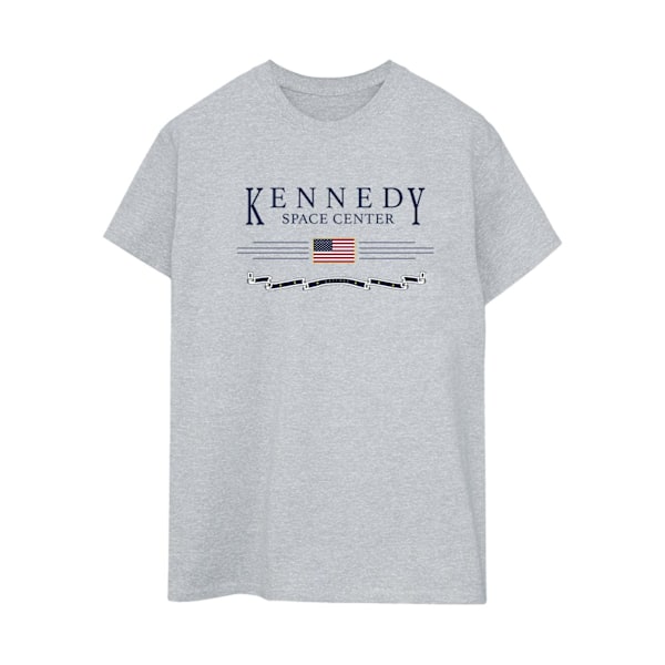NASA Dam/Kvinnor Kennedy Space Centre Explore Bomull Boyfrien Sports Grey L