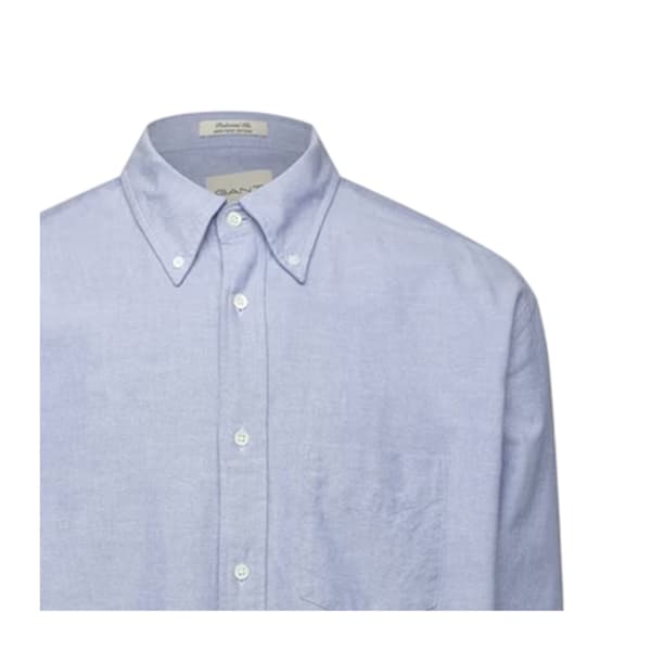 Gant Herrskjorta Oxford Relaxed Fit M Blå Blue M