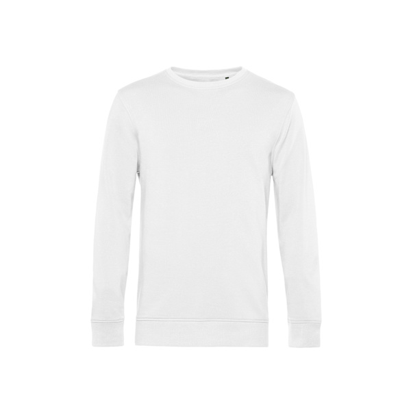 B&C Herr Organic Crew Neck Sweat 3XL Vit White 3XL