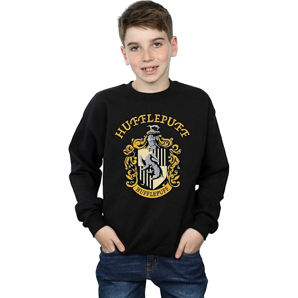 Harry Potter Pojkar Gryffindor Bomullströja 7-8 År Svart Black 7-8 Years