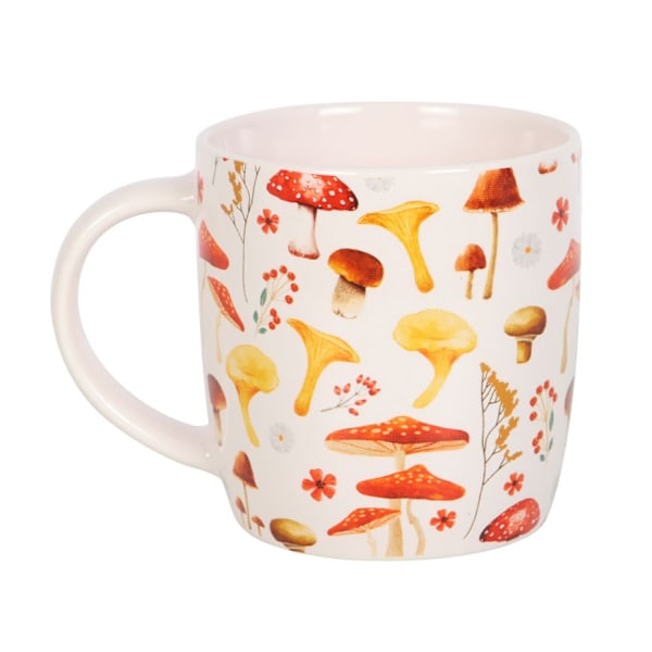 Something Different Svampar All-Over Print Mug En Storlek Orange Orange/Yellow/Cream One Size