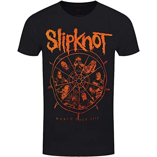 Slipknot Dam/Dam The Wheel Back Print T-Shirt L Svart Black L