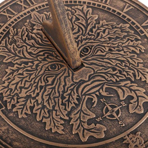 Lisa Parker Green Man Terrakotta Solur En Storlek Brons Bronze One Size