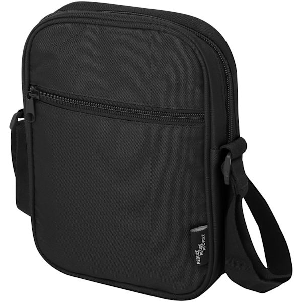 Byron Återvunnen 2L Crossbody Väska One Size Solid Svart Solid Black One Size