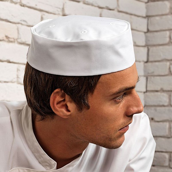 Premier Turn-Up Chefs Hat M Vit White M