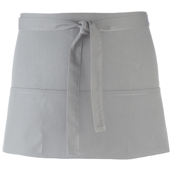 Premier Dam/Kvinnors Färger 3 Fickor Förkläde / Arbetskläder En Storlek Silver One Size