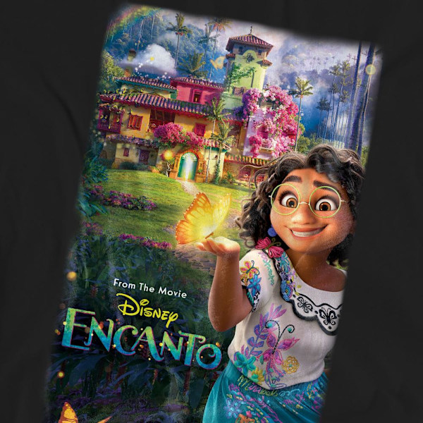Encanto Unisex Vuxen Filmaffisch T-Shirt L Svart Black L