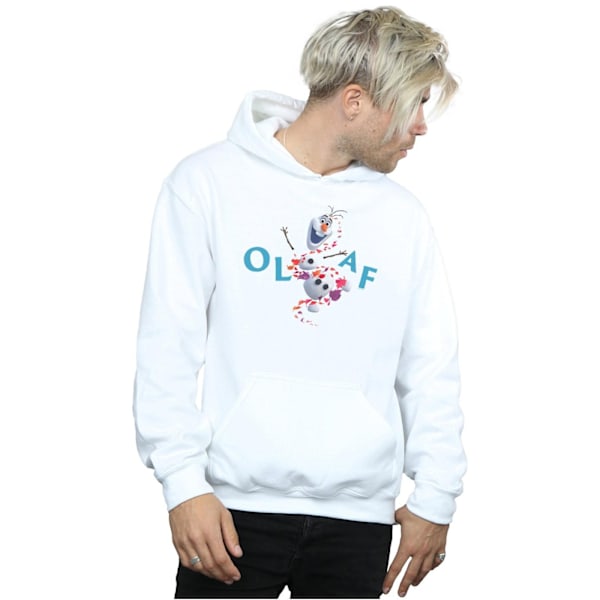 Disney Herr Frozen 2 Olaf Leaf Jump Hoodie 4XL Vit White 4XL