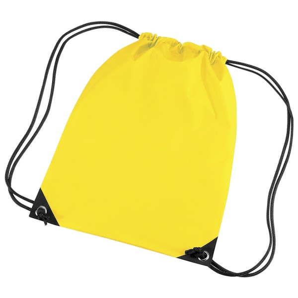 Bagbase Premium Gymsac Water Resistant Bag (11 liter) (Pack Of Yellow One Size