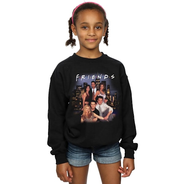 Friends Girls Homage Group Photo Sweatshirt 5-6 år Svart Black 5-6 Years