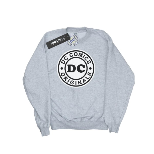 DC Comics Dam/Dam DC Originals Logo Sweatshirt L Heather Heather Grey L