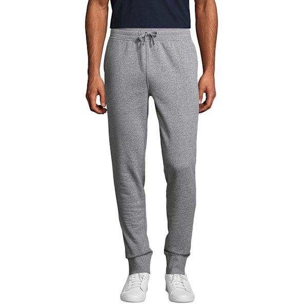 SOLS Herr Jake Slim Fit Joggingbyxor L Gråmelerad Grey Marl L