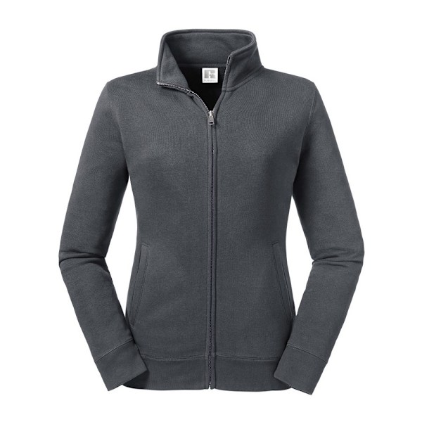 Russell Dam/Damer Authentic Sweat Jacka XL Convoy Grå Convoy Grey XL