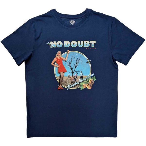No Doubt Unisex Vuxen Tragic Kingdom T-shirt S Denim Blue Denim Blue S