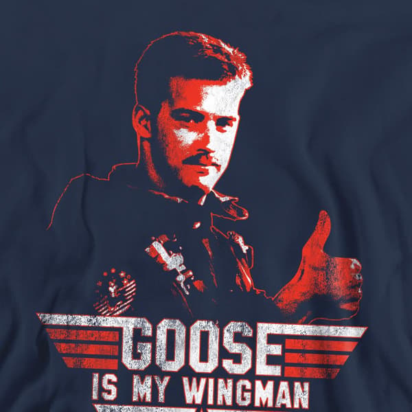 Top Gun Unisex Vuxen Wingman Goose Sweatshirt M Marinblå Navy M