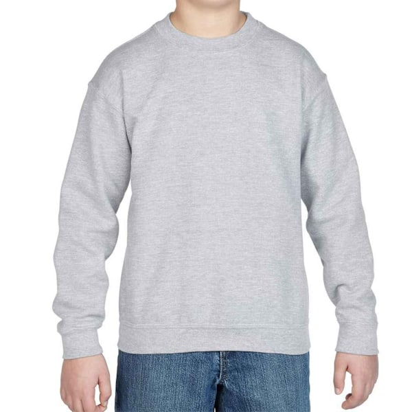 Gildan Barn/Barn Tung Blandning Drop Shoulder Sweatshirt 9-11 Sports Grey 9-11 Years