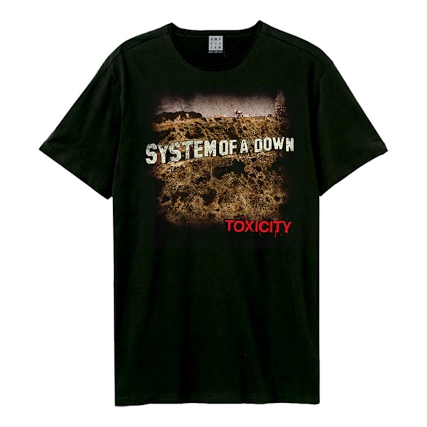 Amplified Unisex Adult Toxicity Systems Of A Down T-Shirt XS Svart Black XS