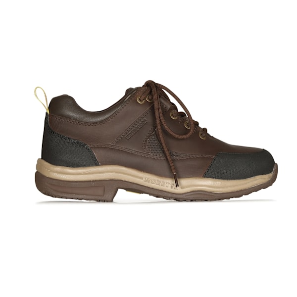 Moretta Dam/Dam Norvara XGRIP Buffalo Läder Sneakers 5 Brown 5 UK